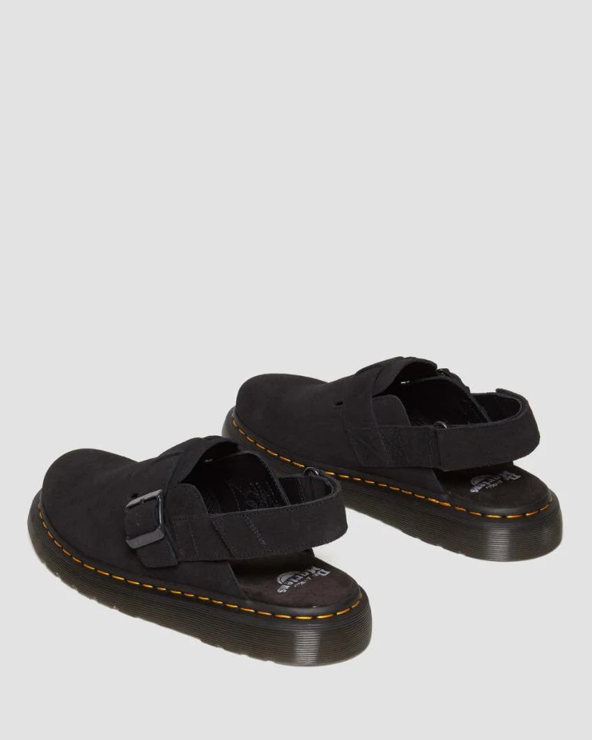 DR. MARTENS Jorge II Sling Back - Black Suede