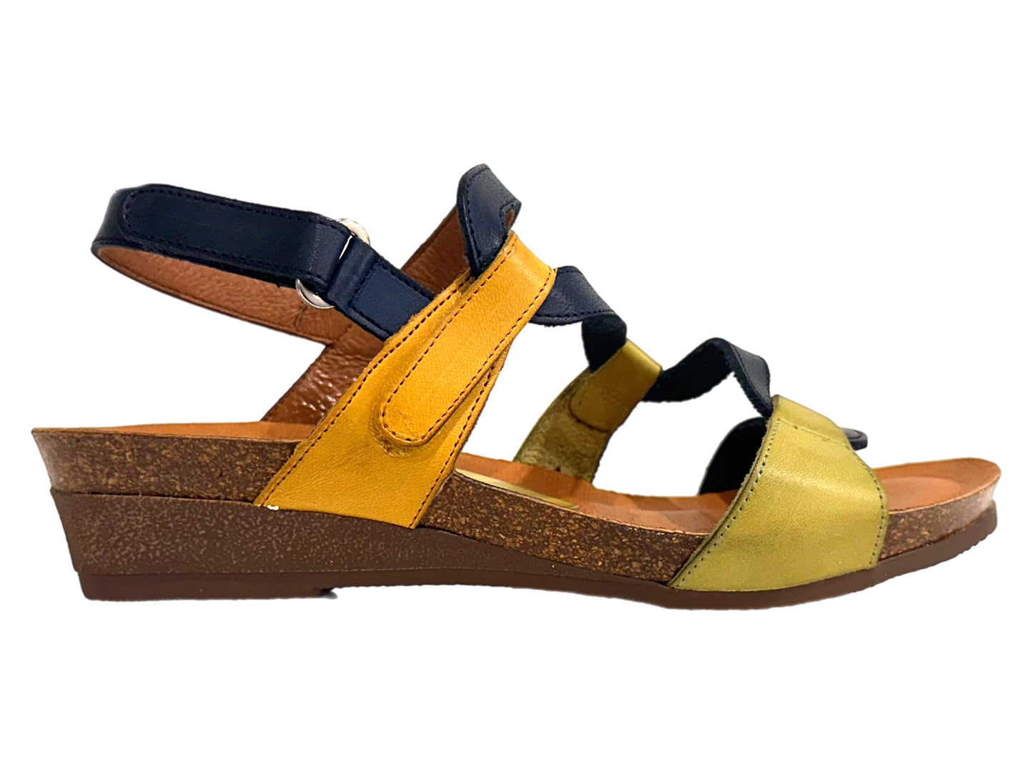 ZETA Osina - Pistachio/Marino/Safran Multi Leather