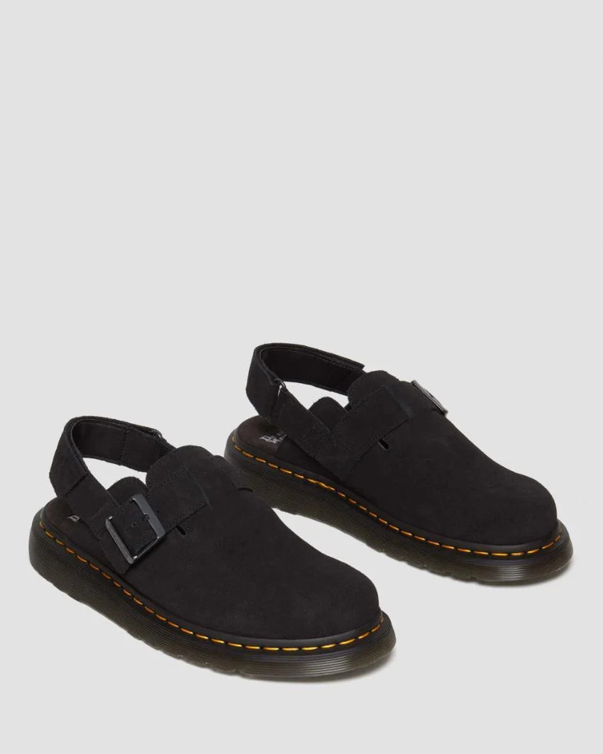 DR. MARTENS Jorge II Sling Back - Black Suede