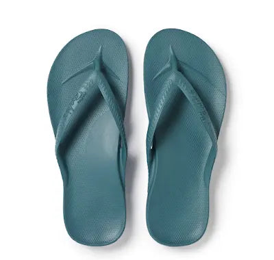 ARCHIES Arch Support Thongs - Teal
