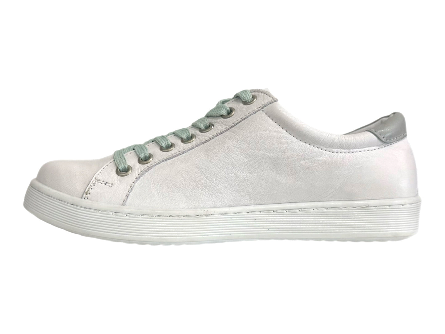 RILASSARE Token Fresh - White/Mint Leather