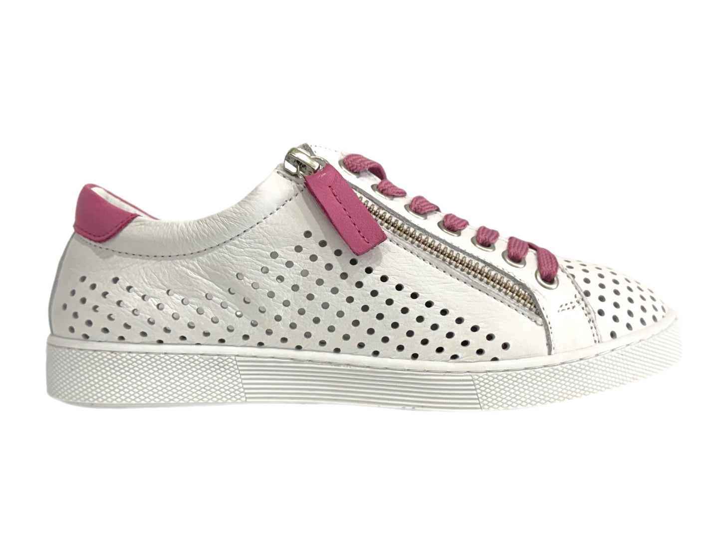 RILASSARE Temple - White/Pink Leather
