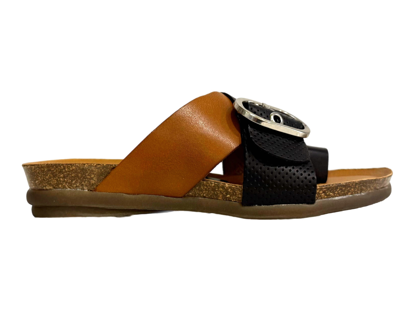 ZETA Rivka - Black/Tan Leather