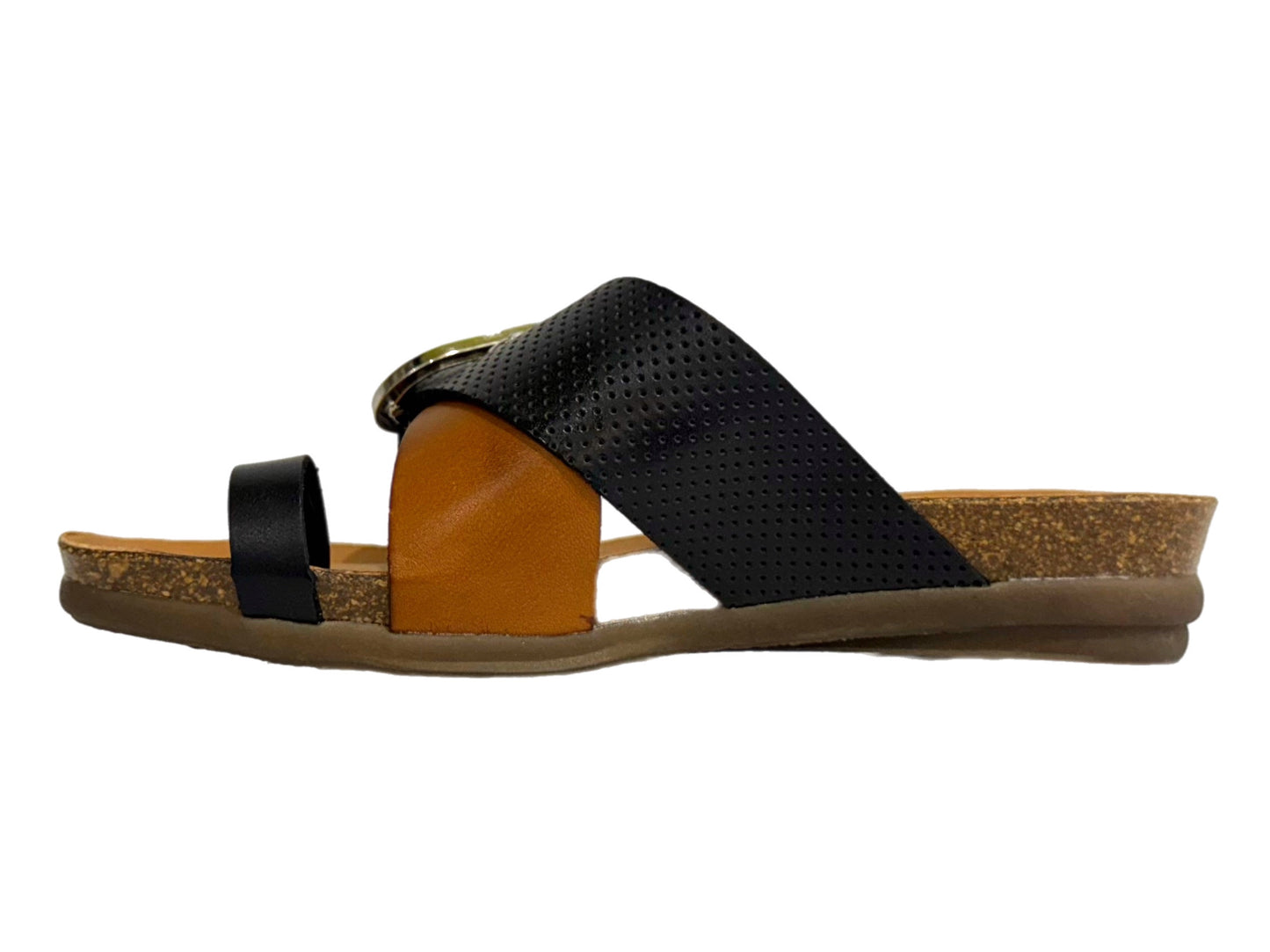 ZETA Rivka - Black/Tan Leather