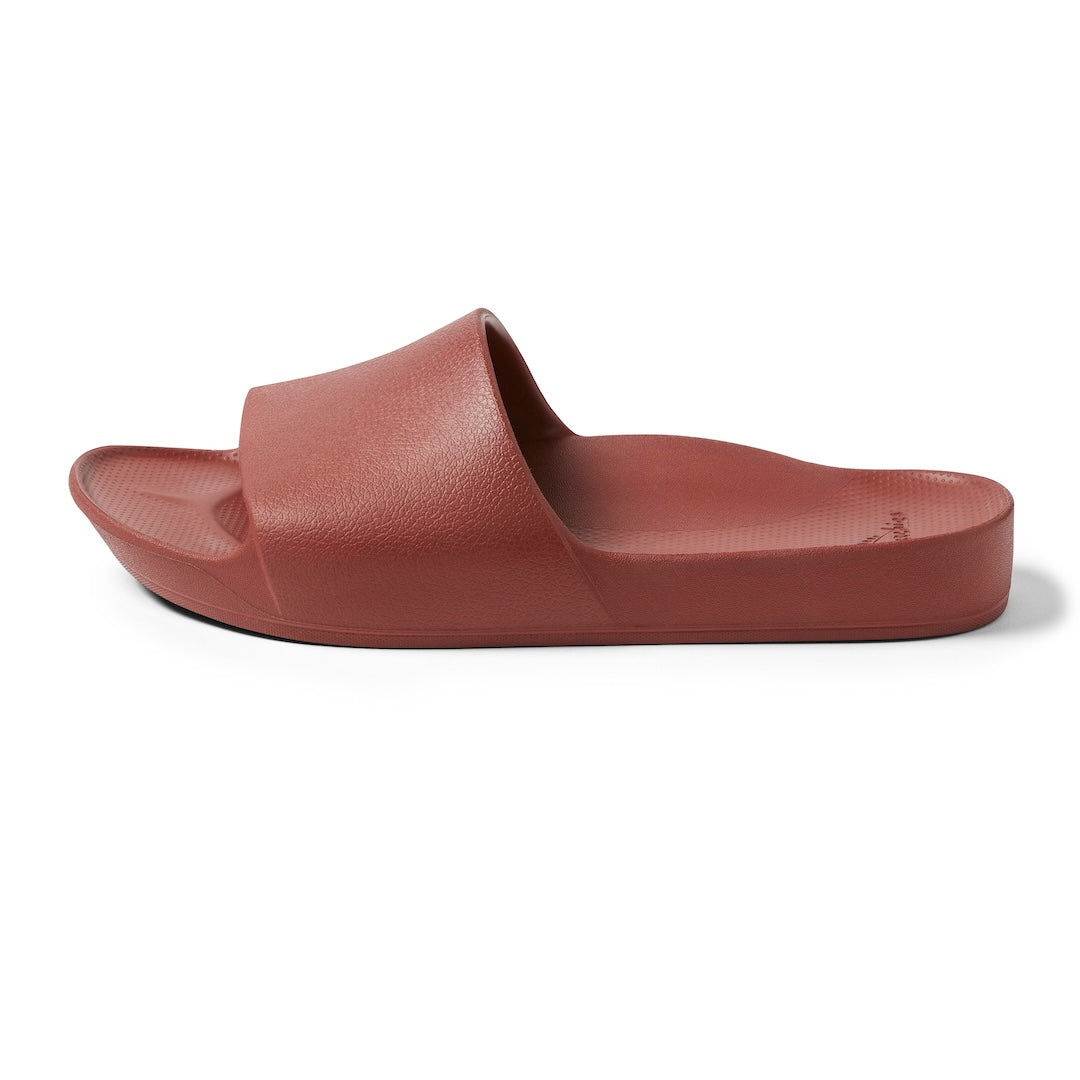 ARCHIES Arch Support Slides - Sangria Red