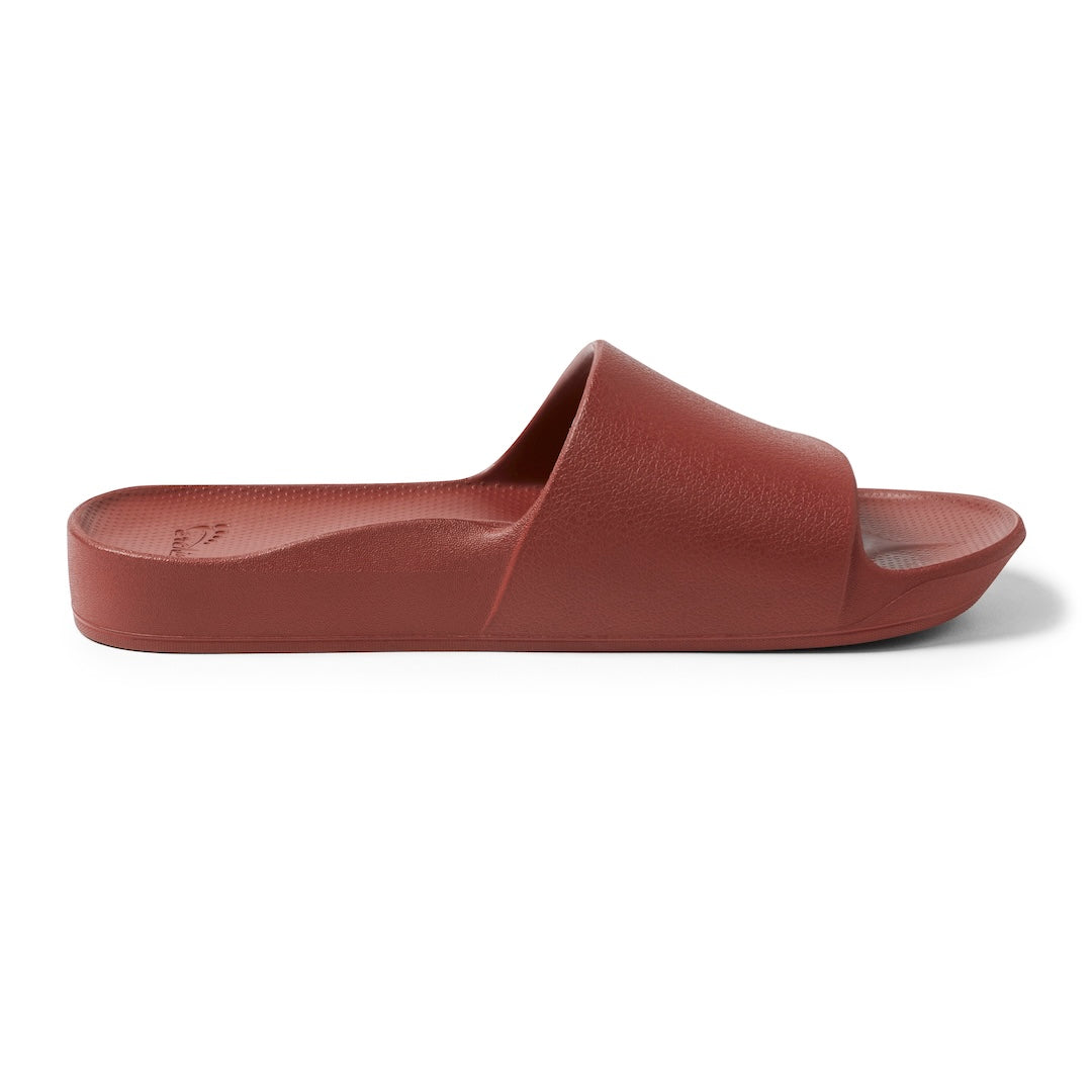 ARCHIES Arch Support Slides - Sangria Red