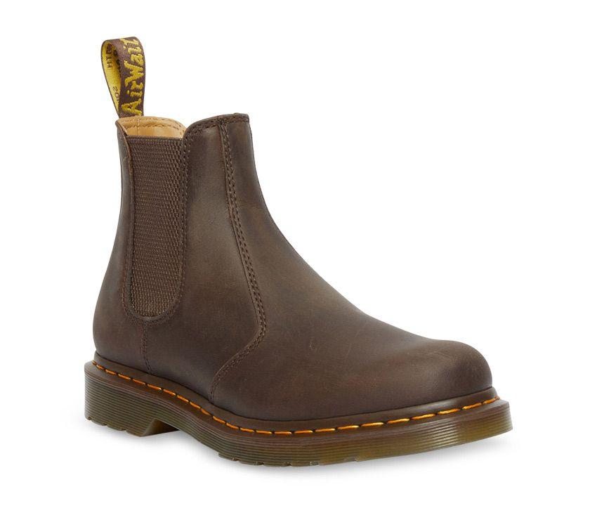 DR. MARTENS 2976 Chelsea Boot - Dark Brown Crazy Horse
