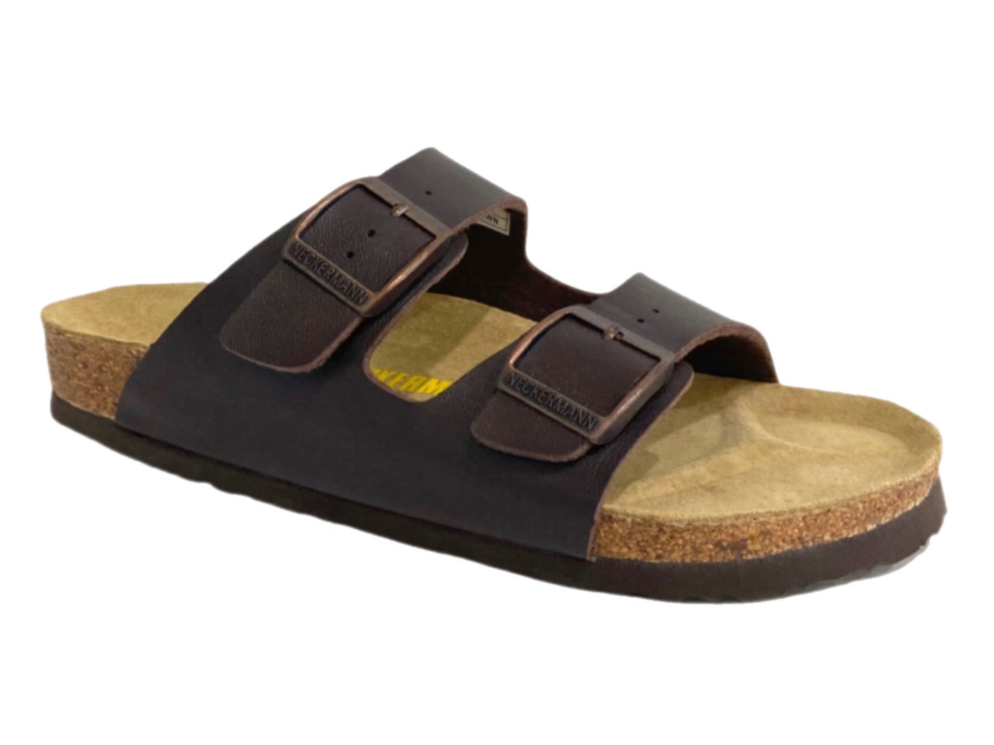 NECKERMANN Double Bar N2718 - Cafe Leather (Size 36-46)