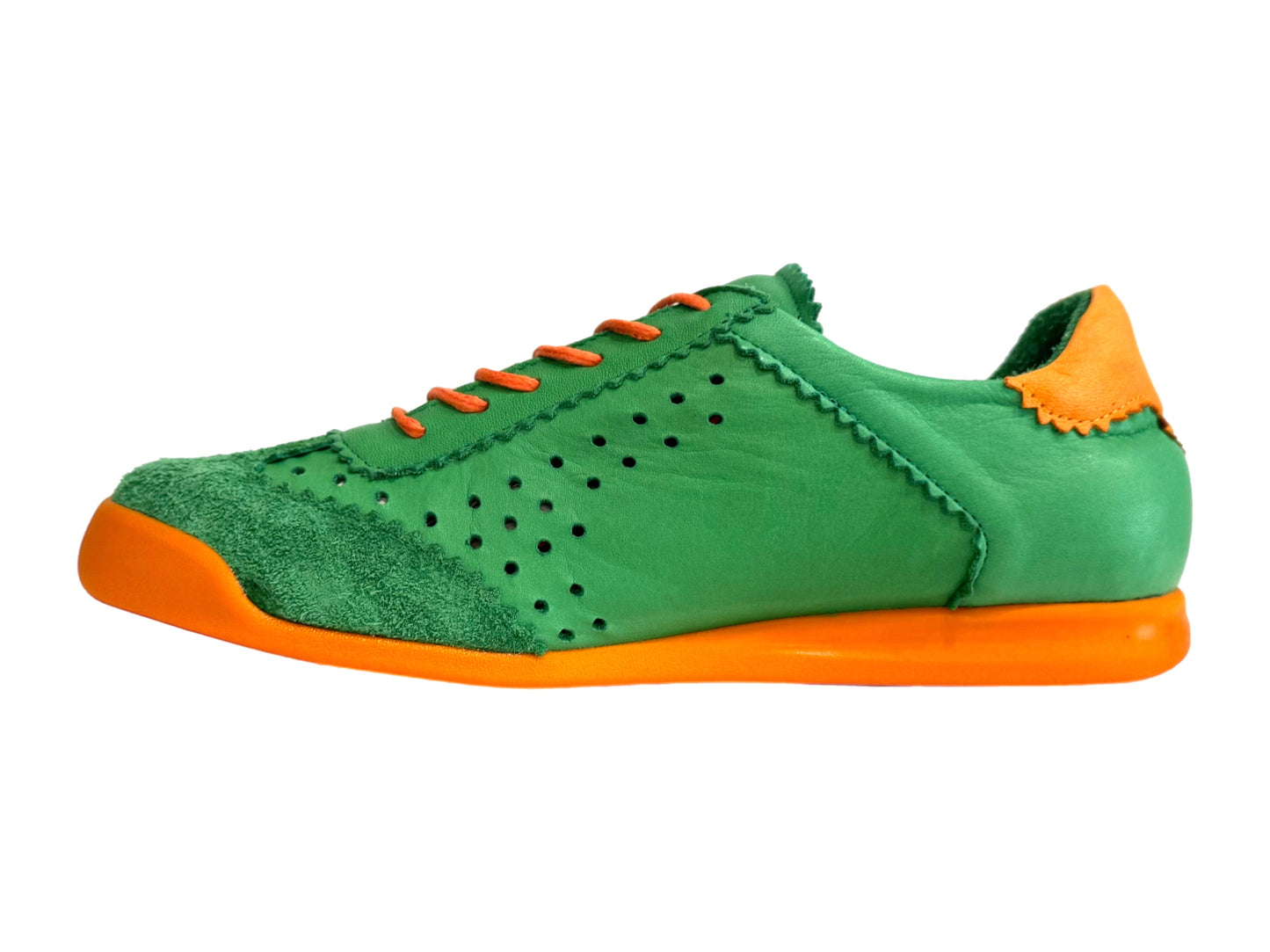 RILASSARE Tomiko - Grass/Orange Leather