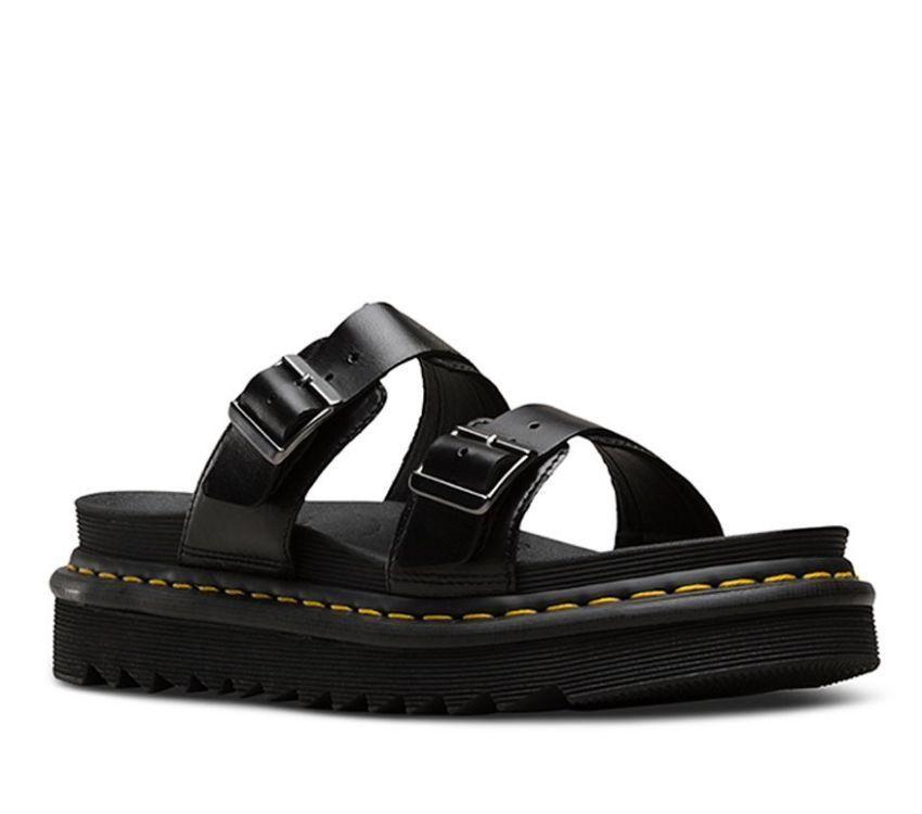 DR. MARTENS Myles Slide Sandal - Black Brando