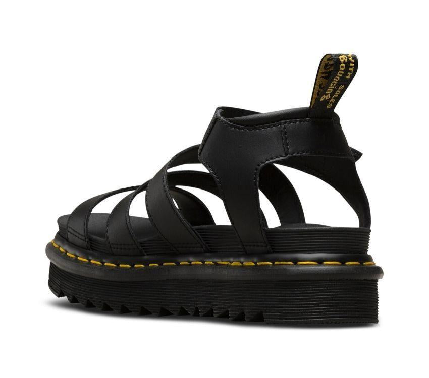 DR. MARTENS Blaire 3 Strap Sandal - Black Hydro