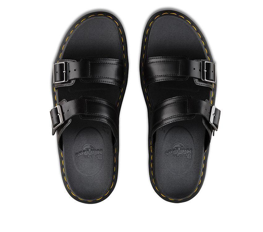 DR. MARTENS Myles Slide Sandal - Black Brando