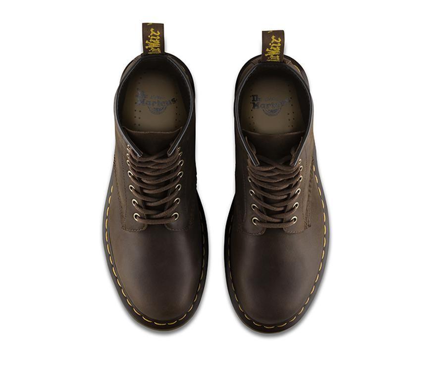 DR. MARTENS 1460 8 Eye Boot - Dark Brown Crazy Horse