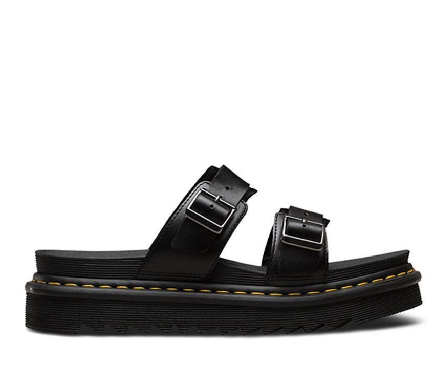 DR. MARTENS Myles Slide Sandal - Black Brando