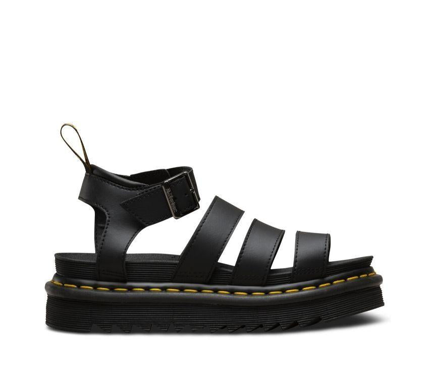 DR. MARTENS Blaire 3 Strap Sandal - Black Hydro