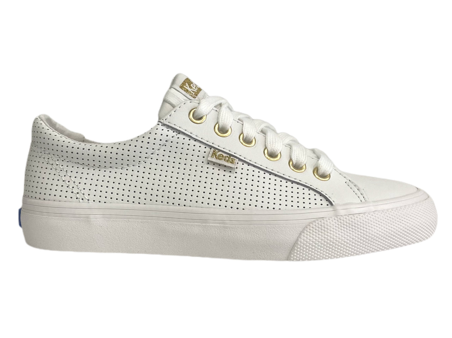 KEDS Jump Kick - White/Gold Leather