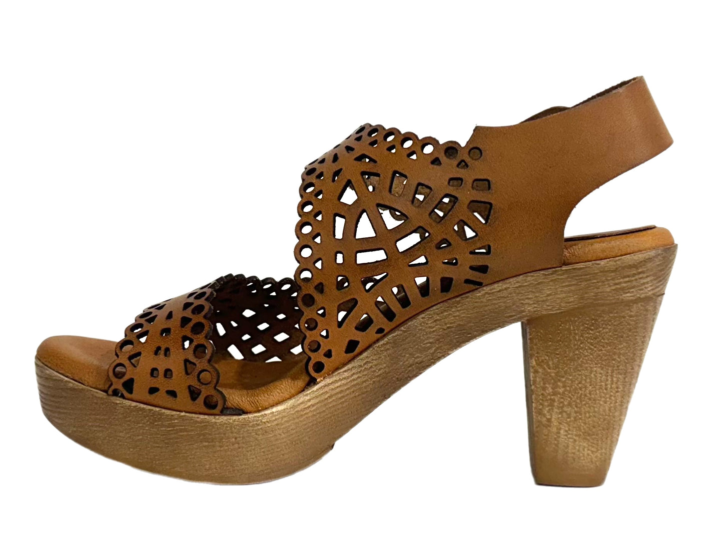 ZETA Frills - Avellana (Tan) Leather