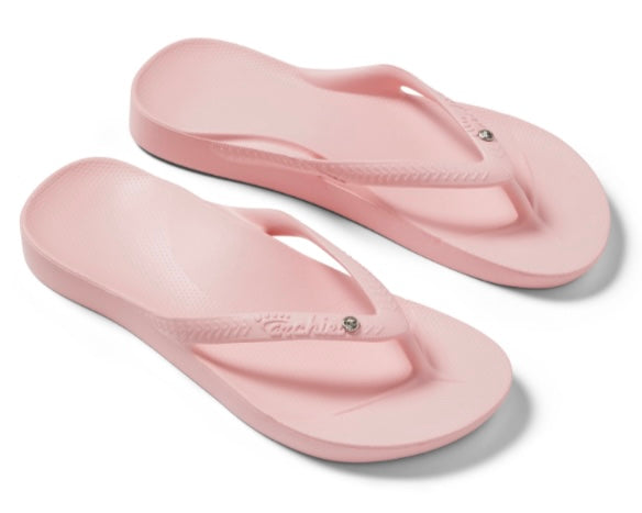 ARCHIES Arch Support Thongs - Pink Crystal