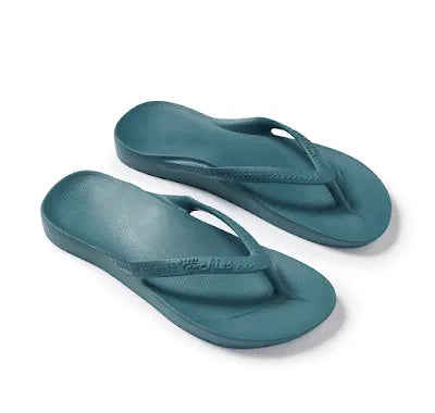 ARCHIES Arch Support Thongs - Teal