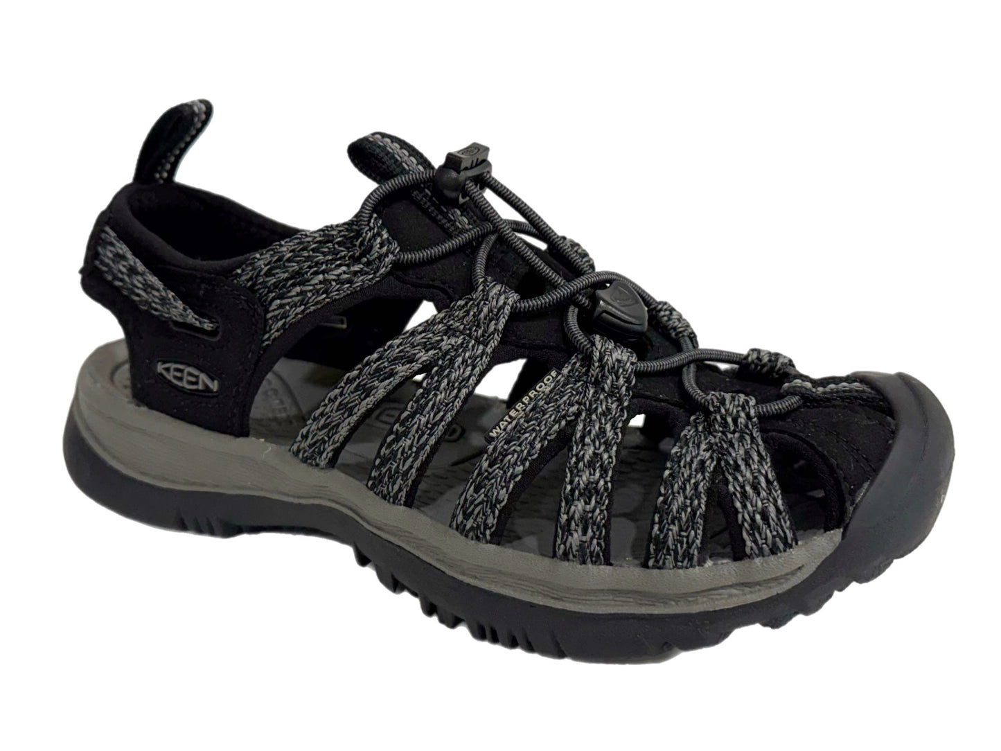 KEEN Women’s Whisper - Black/Steel Grey