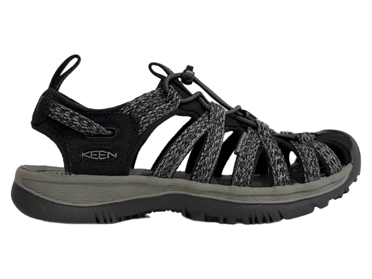 KEEN Women’s Whisper - Black/Steel Grey