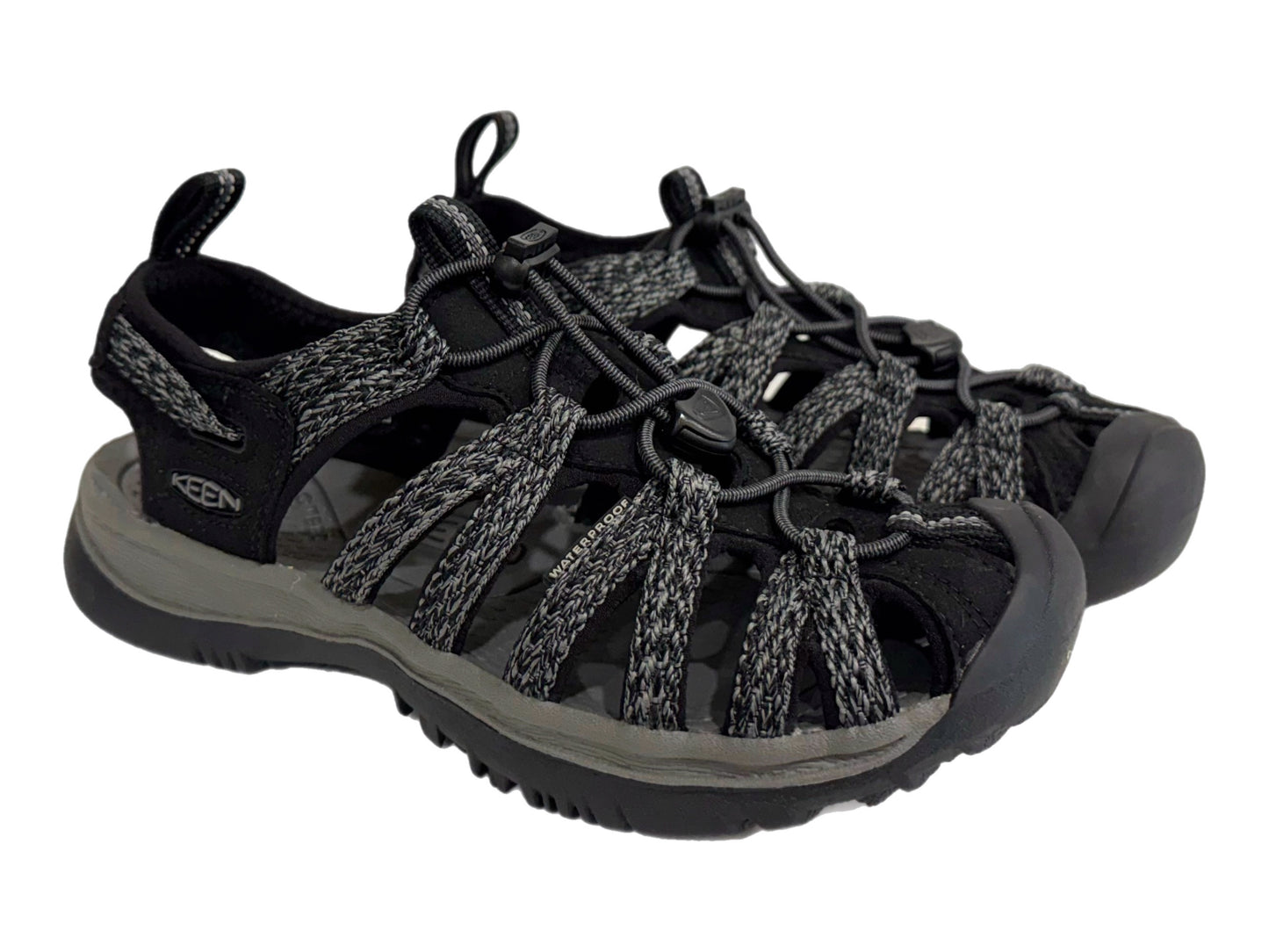 KEEN Women’s Whisper - Black/Steel Grey