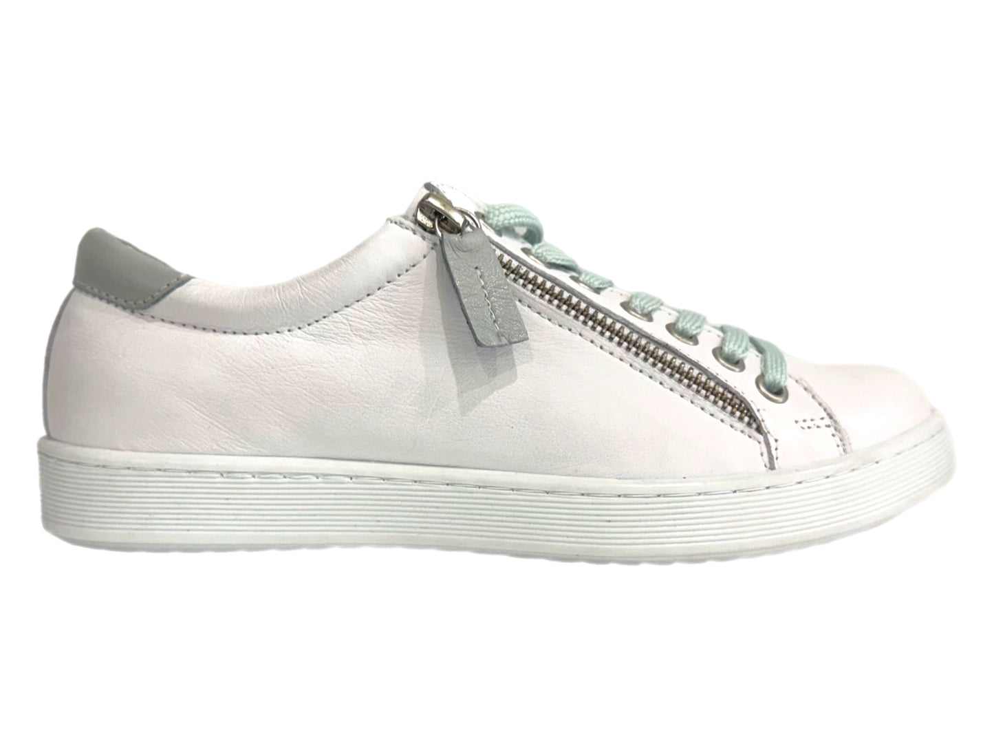 RILASSARE Token Fresh - White/Mint Leather