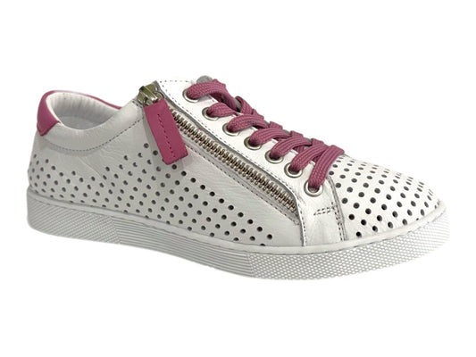 RILASSARE Temple - White/Pink Leather