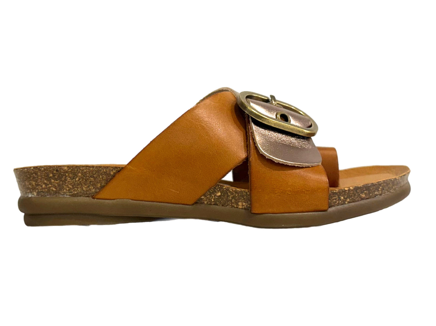 ZETA Rivka - Tan/Bronze Leather