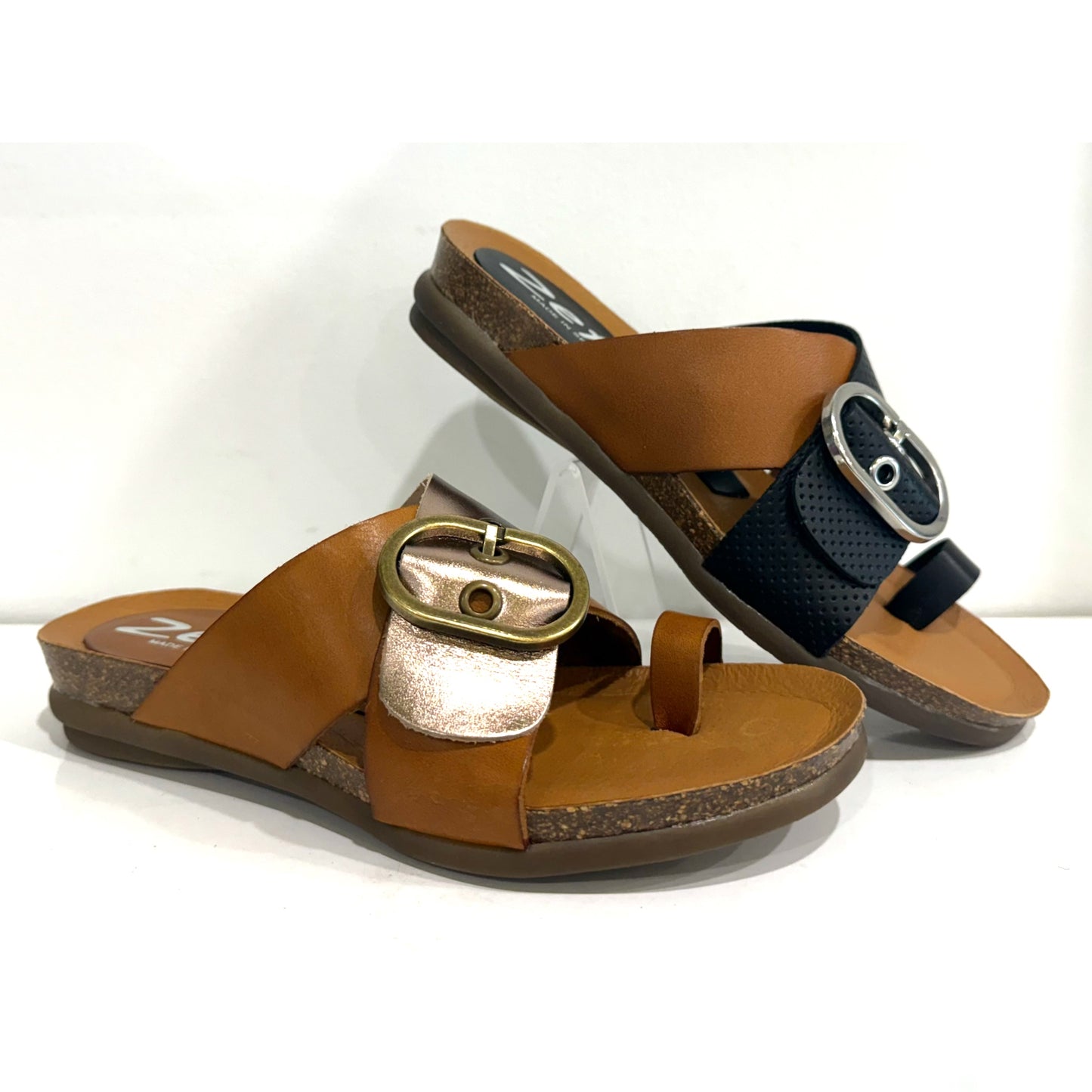 ZETA Rivka - Tan/Bronze Leather