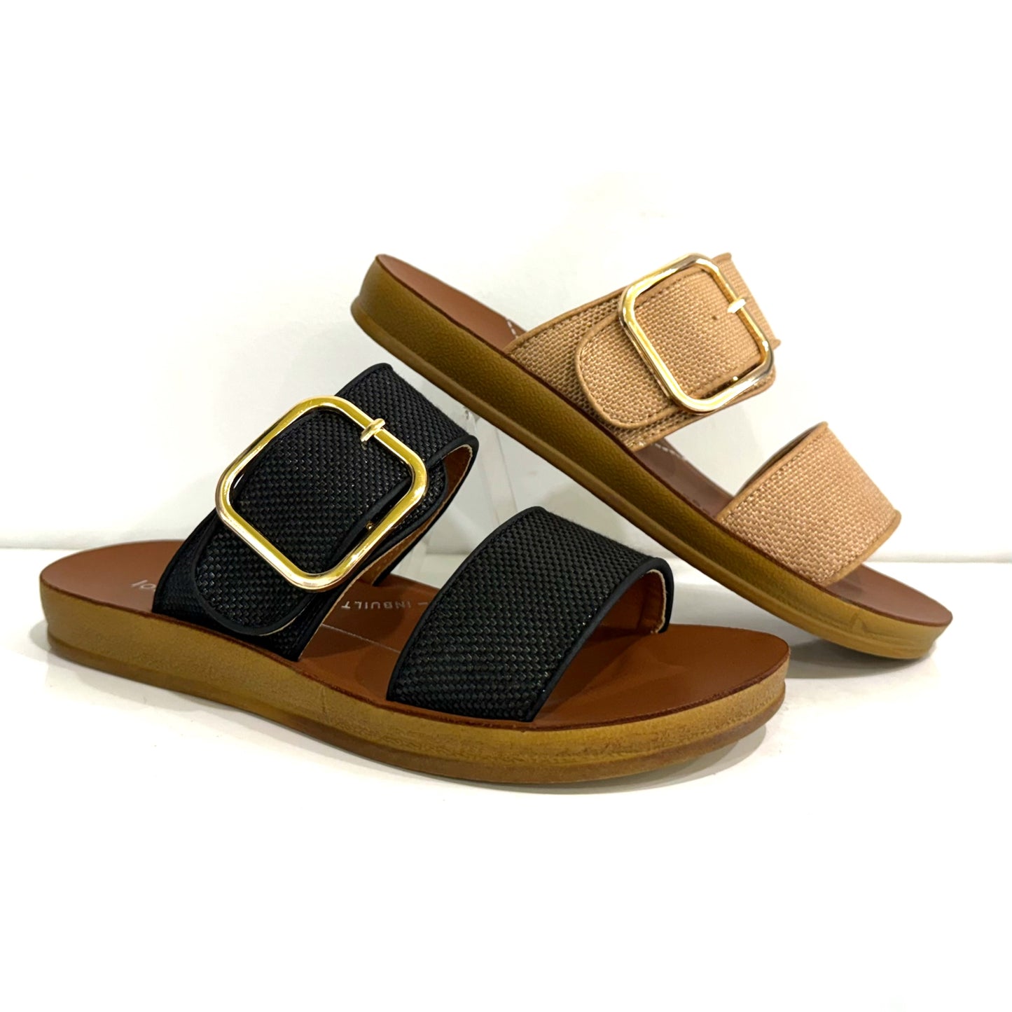 LOS CABOS Doti - Black Raffia