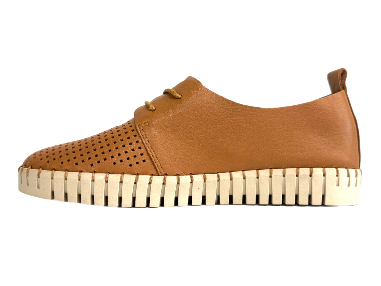 DJANGO & JULIETTE Huston - Dark Tan Leather/Almond Sole