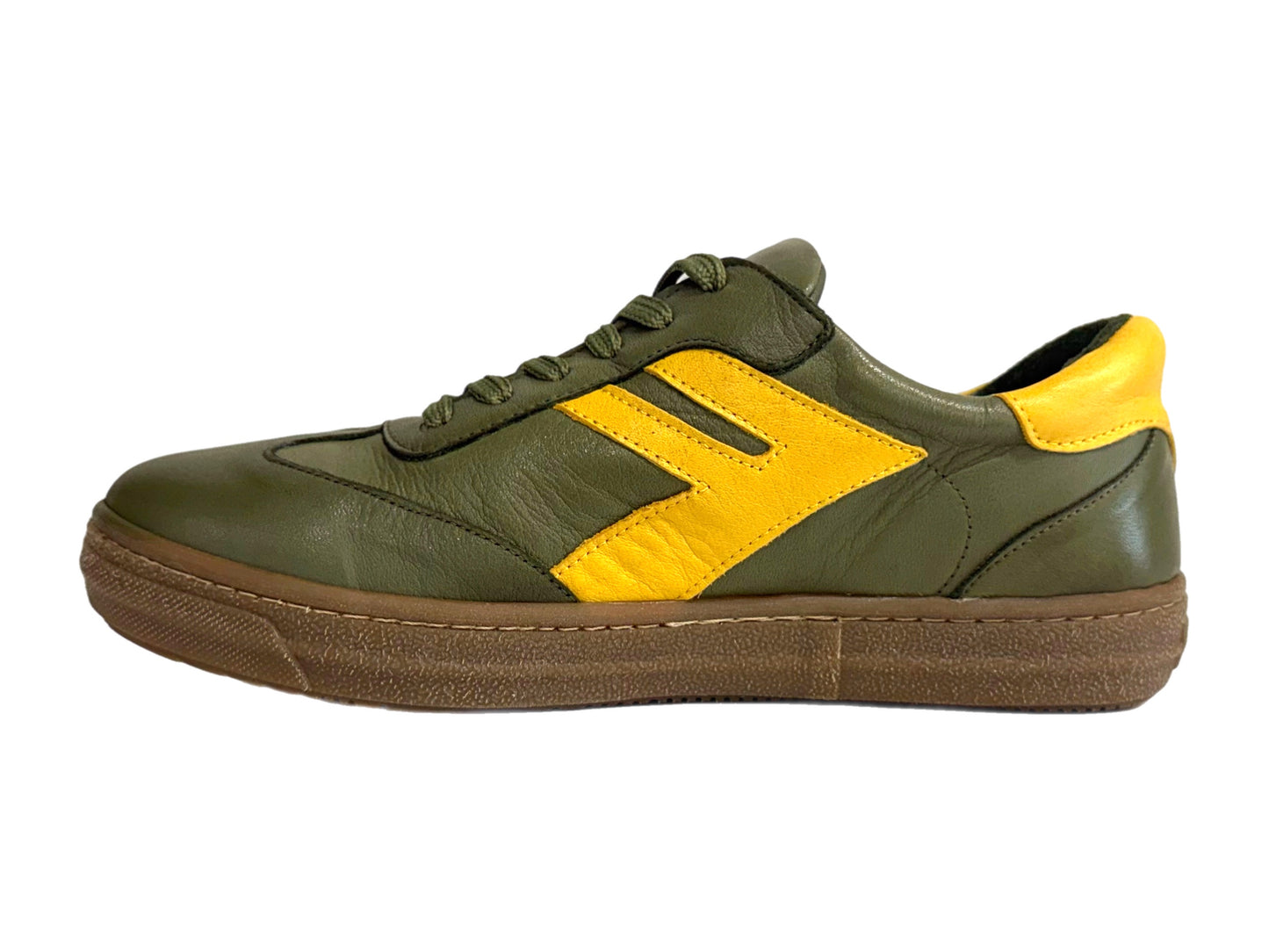 RILASSARE Freya Rio - Olive/Curry Leather