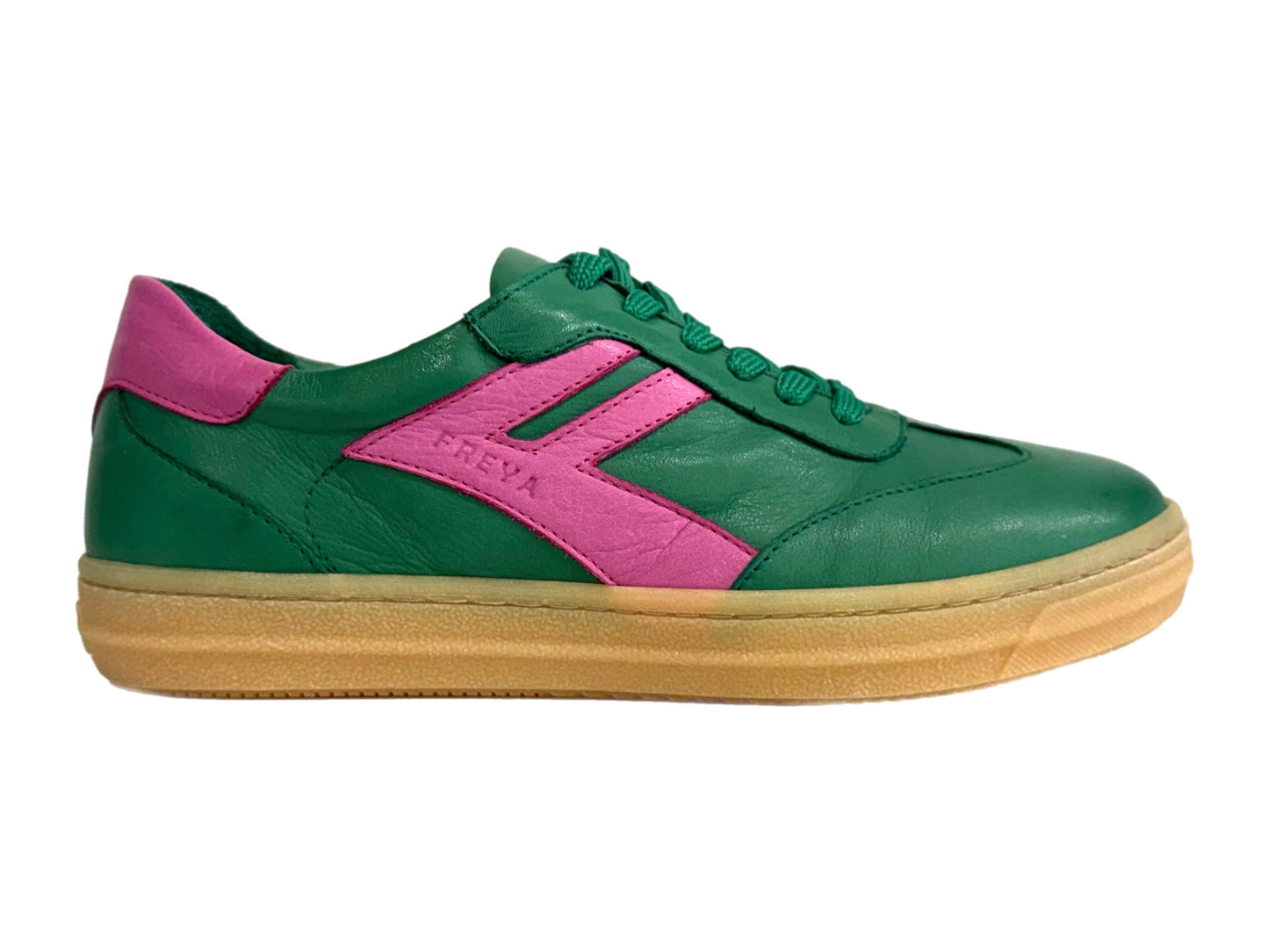 RILASSARE Freya Noosa - Green/Fuchsia Leather