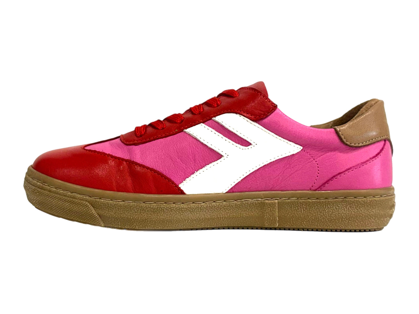 RILASSARE Freya Valentine - Chilli/Pink/White Leather