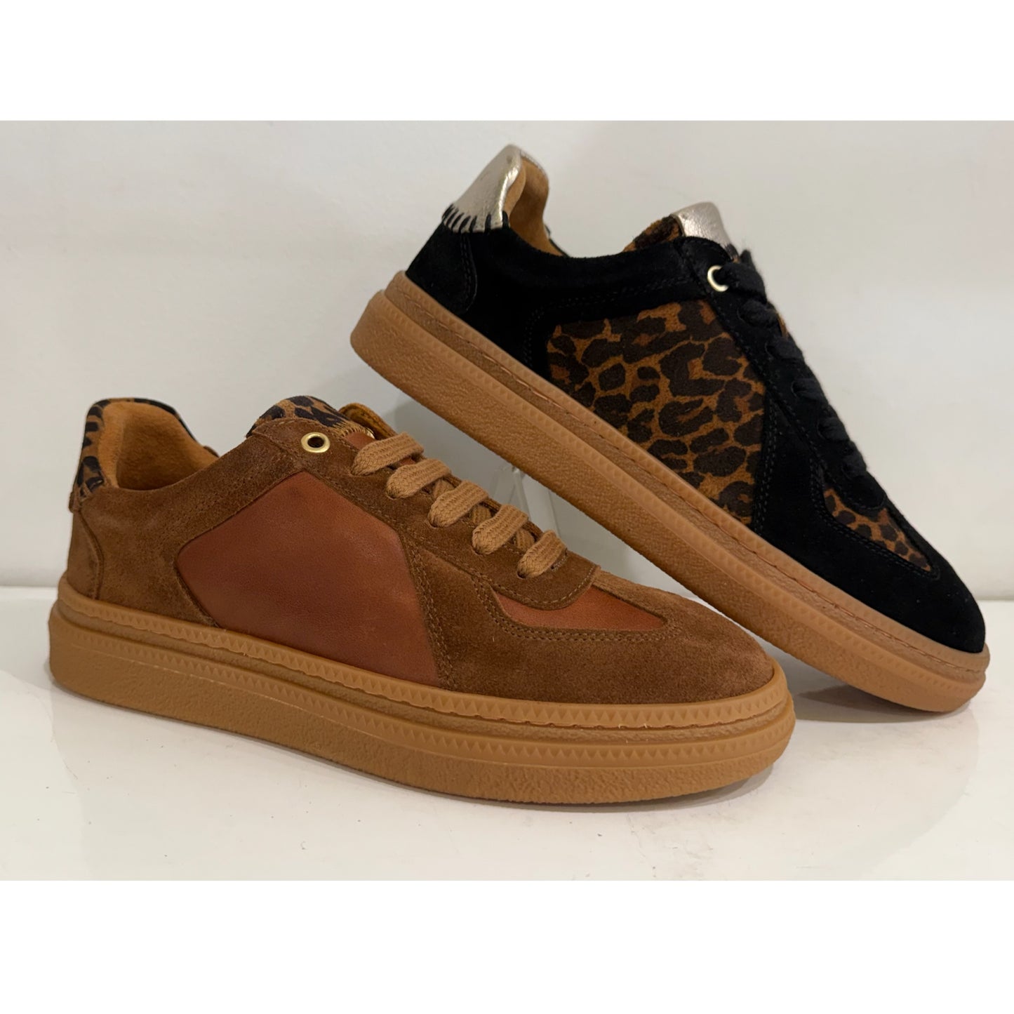 CABELLO Eslyn - Black Leopard Suede