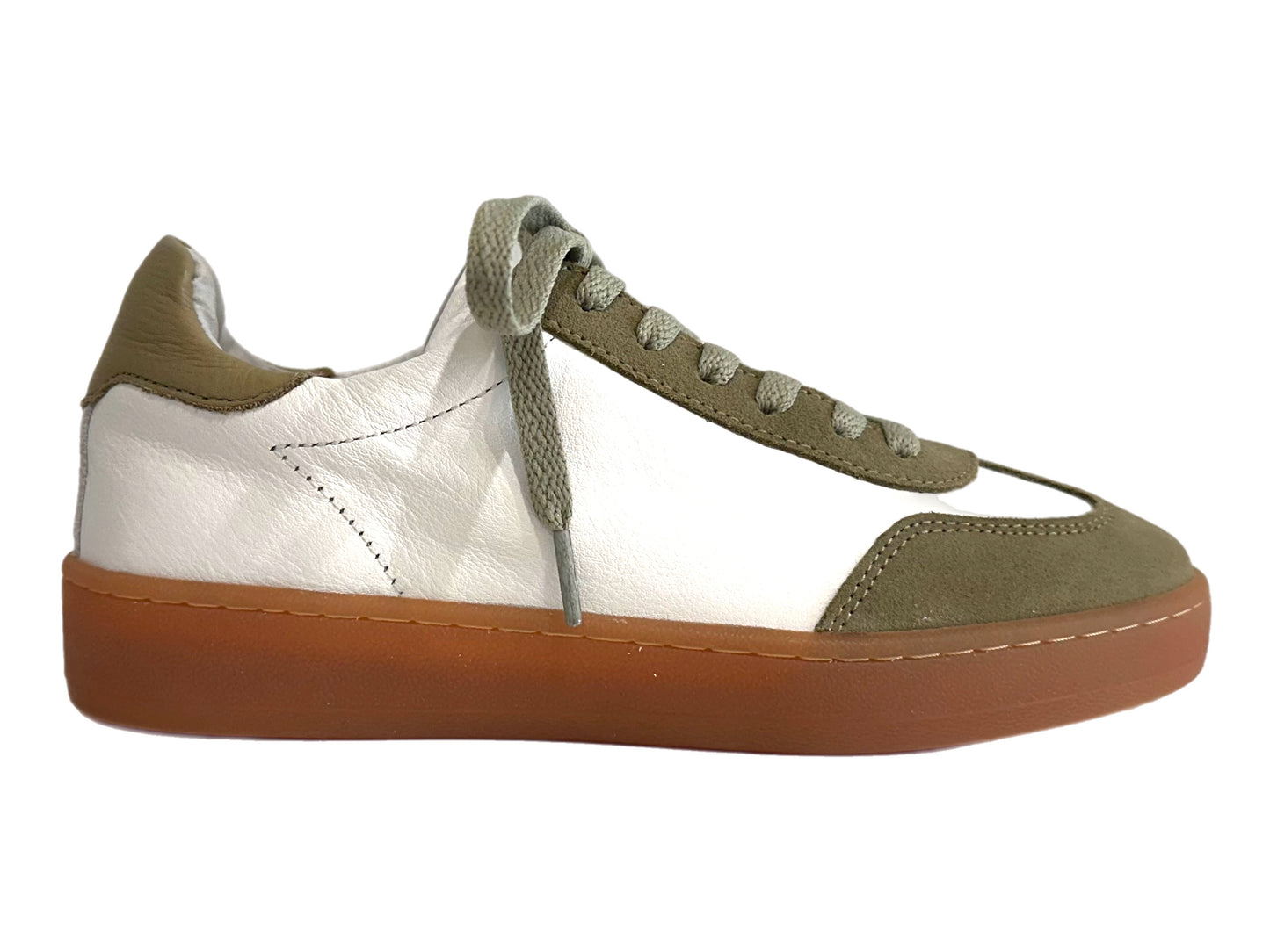 ALFIE & EVIE Abbie - Sage Suede/White Leather