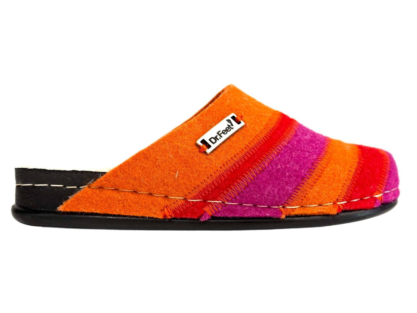 DR. FEET Hannah - Fuchsia/Orange Multi