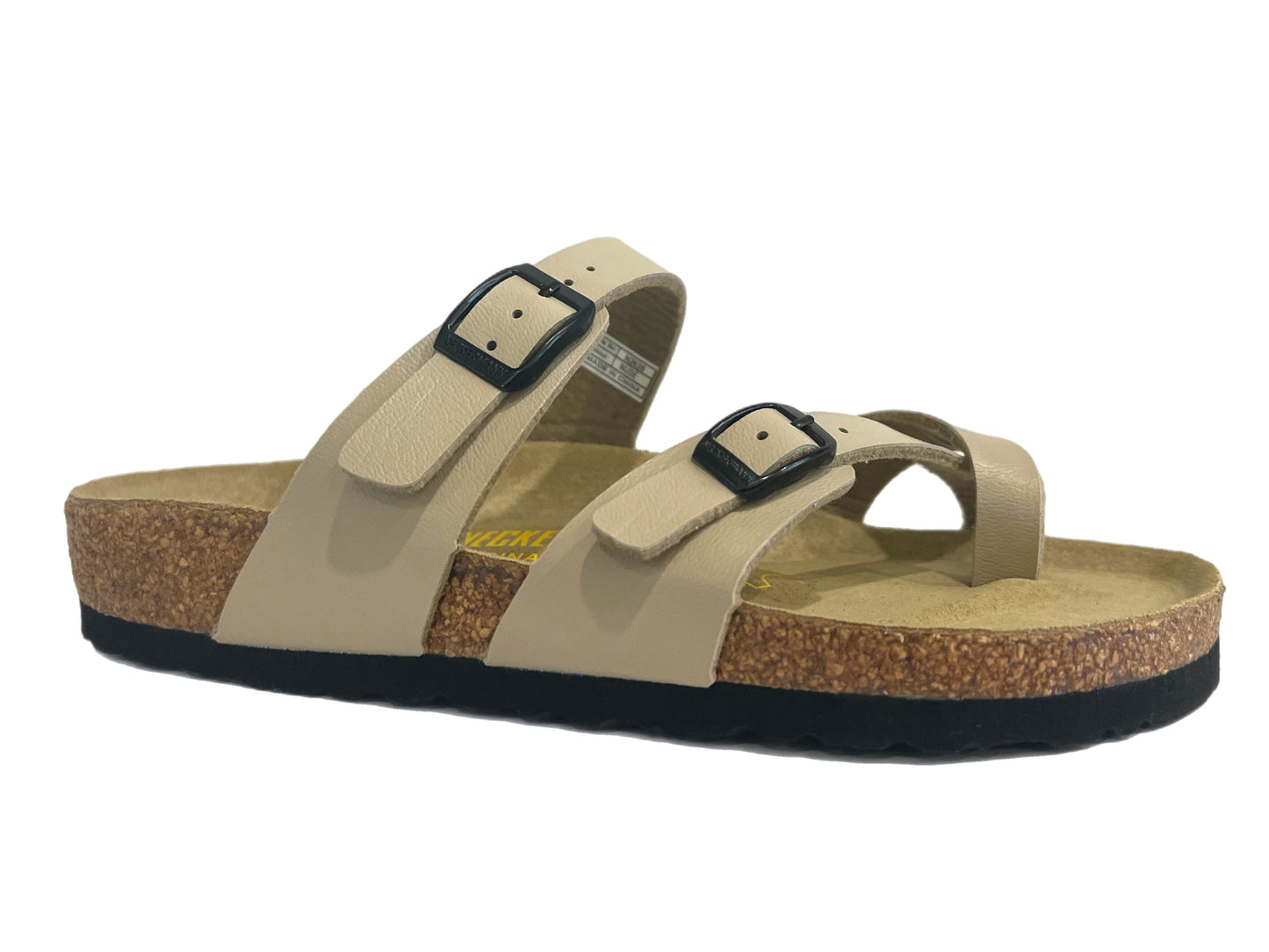 NECKERMANN Roman Sandal N2629 - White/Gold Buckle