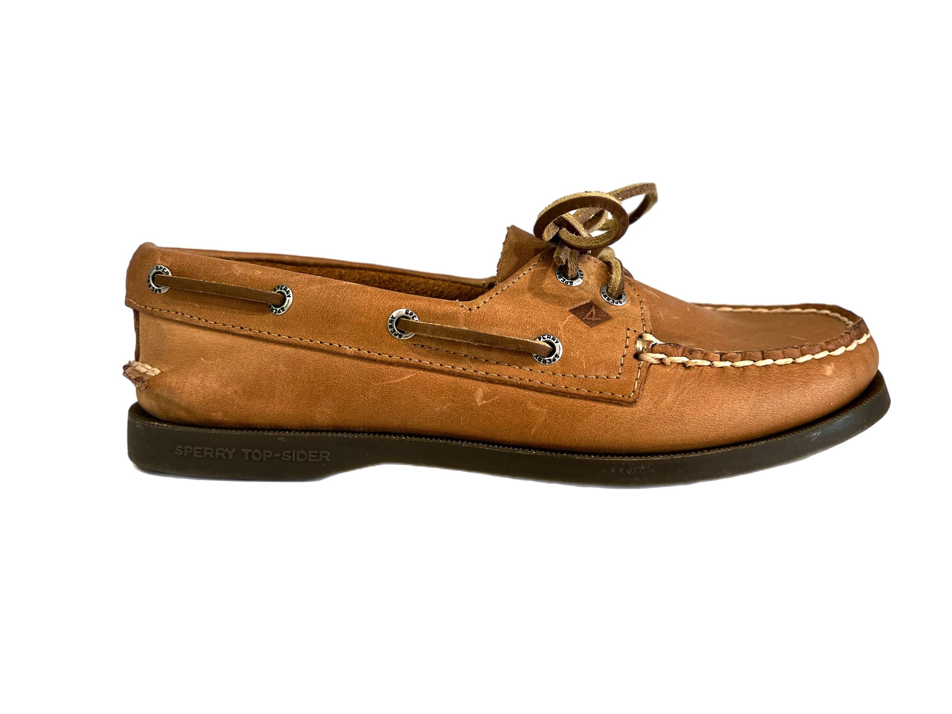 SPERRY Ladies Authentic Original Eye Boat Shoe Sahara Leather
