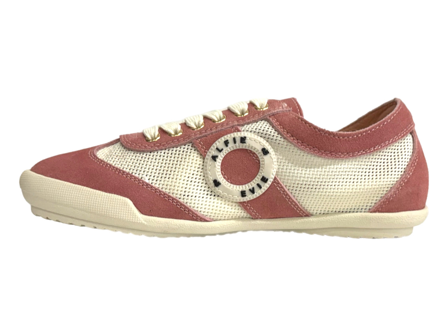 ALFIE & EVIE Jamie - Pink Suede/Cream Mesh