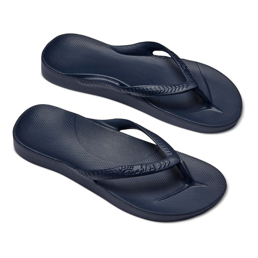 ARCHIES Arch Support Thongs - Navy