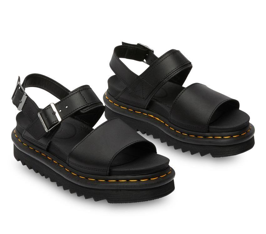 DR. MARTENS Voss Single Strap Sandal - Black Hydro