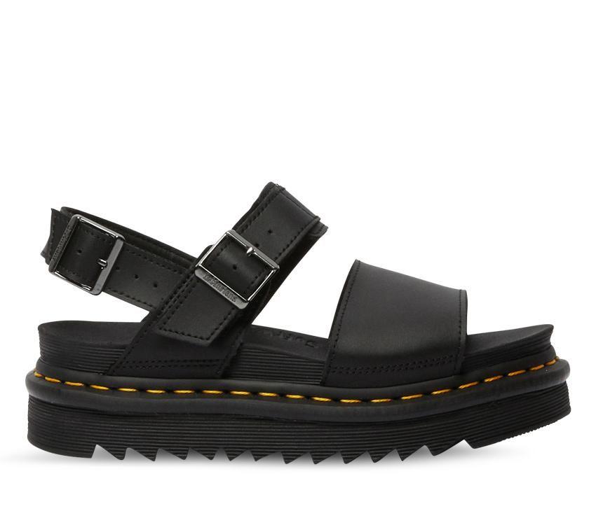 DR. MARTENS Voss Single Strap Sandal - Black Hydro