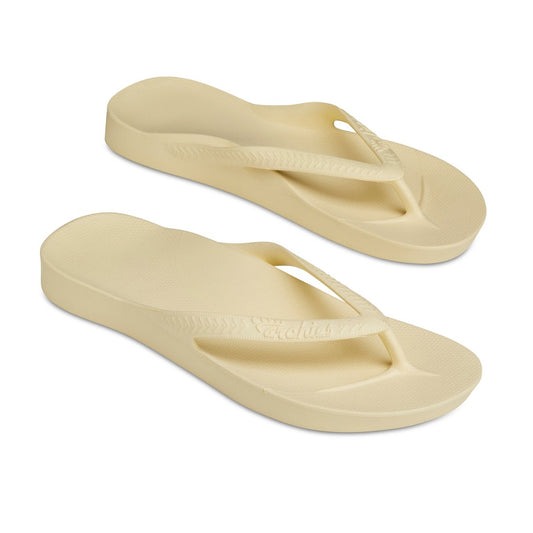 ARCHIES Arch Support Thongs - Lemon