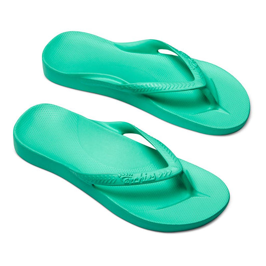 ARCHIES Arch Support Thongs - Mint