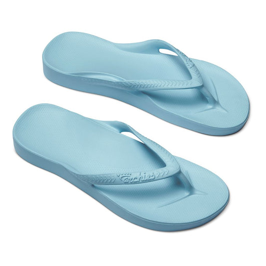 ARCHIES Arch Support Thongs - Sky Blue